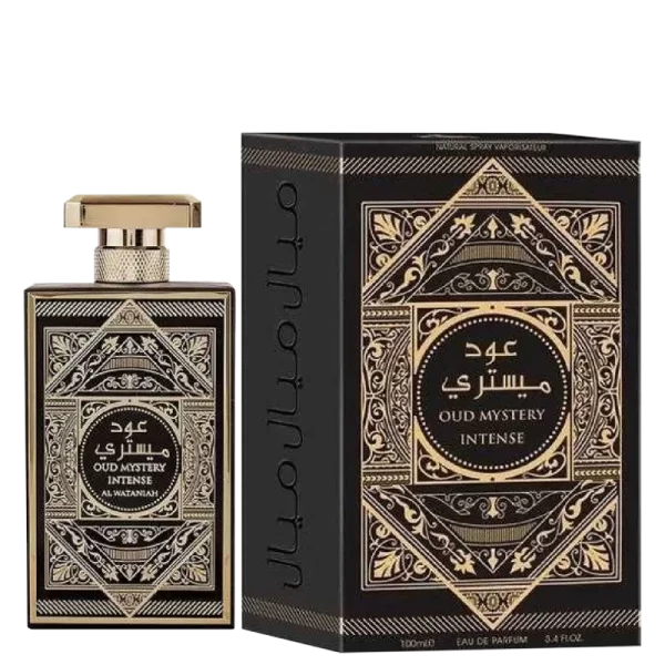 Perfume Masculino Oud Mystery Intense Al Wataniah  EDP 100 ML - Imagem 2