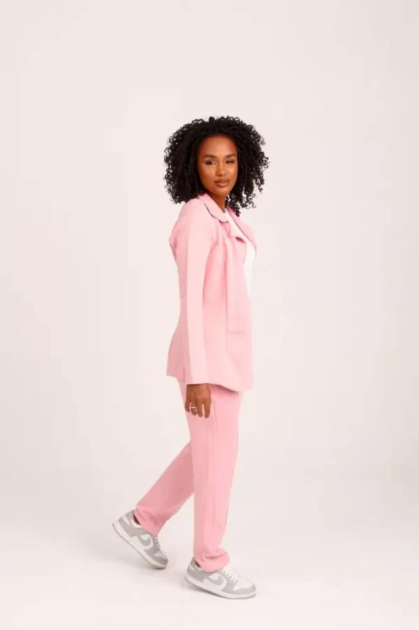 Conjunto Feminino de luxo  Lady Griffe  Rosa Bebê - Imagem 4