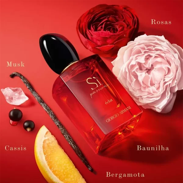 Perfume Feminino Sí Passione Eclat Giorgio Armani Eau de Parfum - 100ml - Imagem 4
